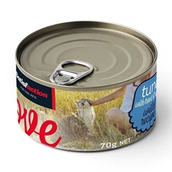 ALIMENTO HÚMEDO PARA GATOS ADULTOS ATÚN CON TRUCHA Y SALMÓN 70g. - Imagen 1